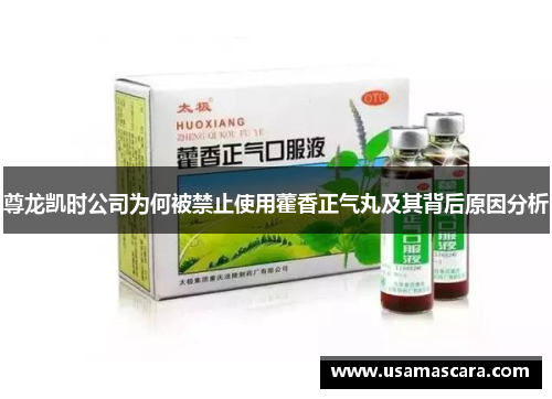 尊龙凯时公司为何被禁止使用藿香正气丸及其背后原因分析